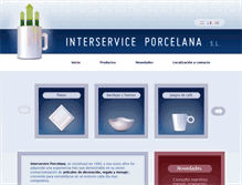 Tablet Screenshot of interserviceporcelana.com